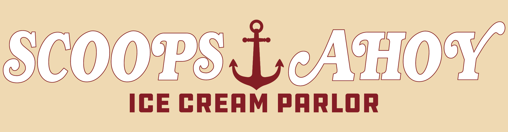 Scoops Ahoy Ice Cream Parlor logo